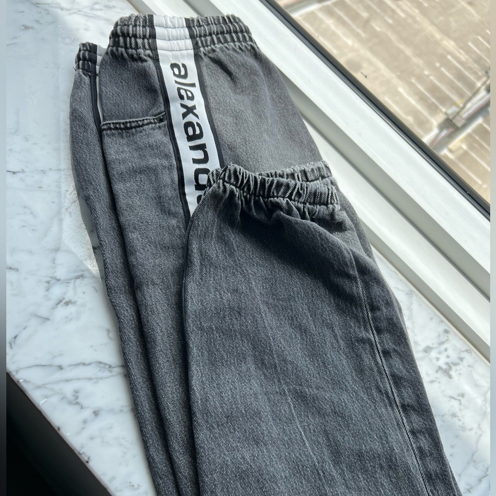 Alexander Wang Gray Boyfriend Jeans